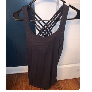 Lululemon Wild Tank With Strappy Bra & Draped Back